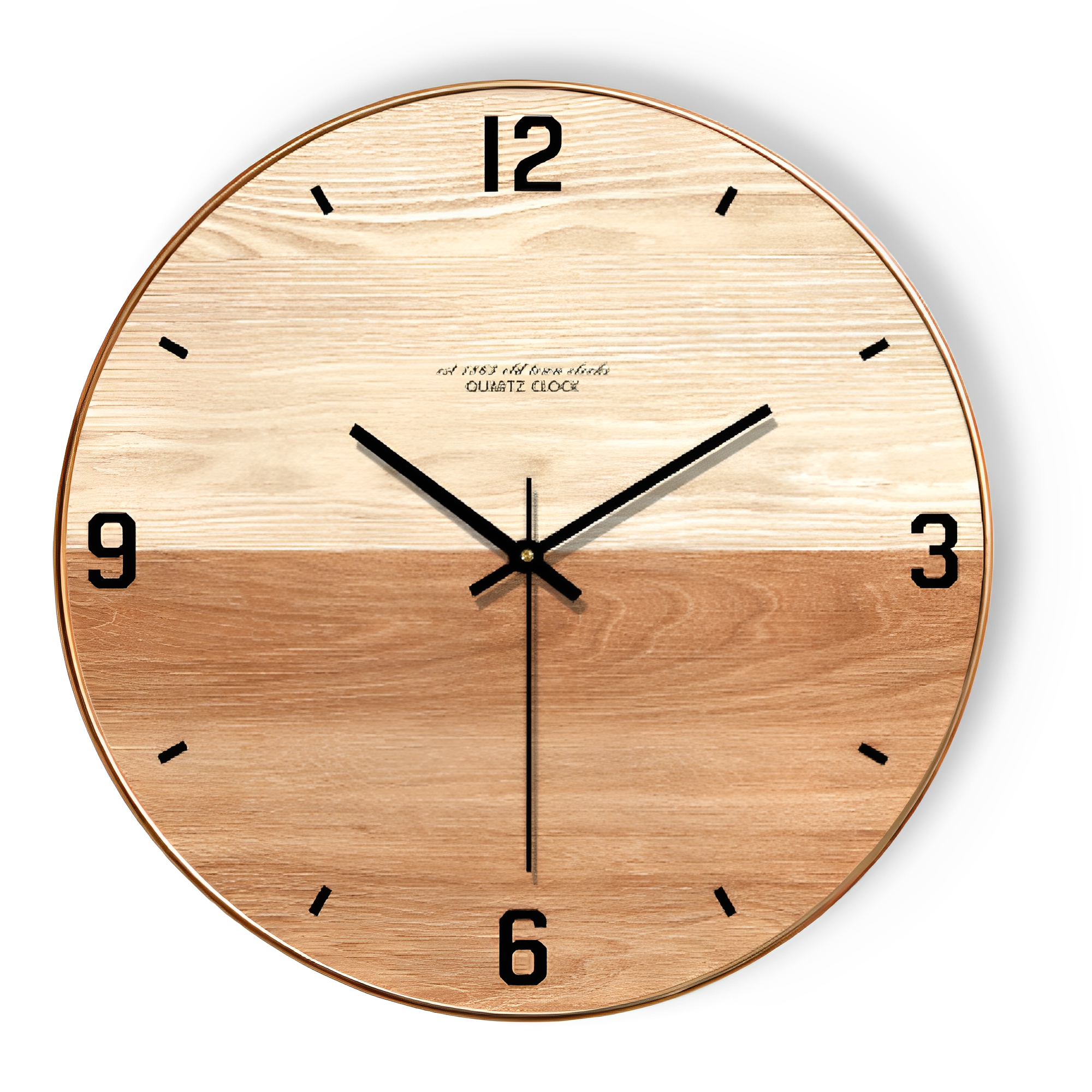 orologio da parete in legno