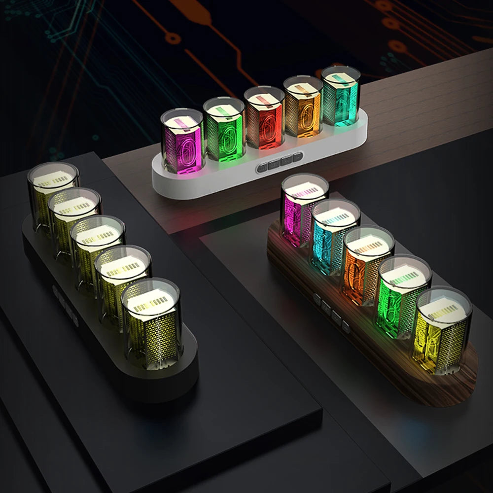 Orologio di design Nixie RGB